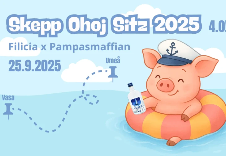 Skepp Ohoj Sitz 2025 EVENEMANGS BANNER 16 x 10 cm