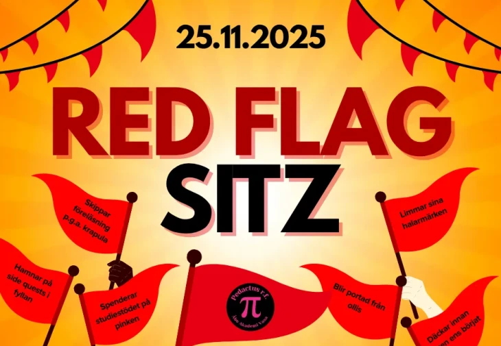 Instagram inlagg Red Flag Sitz